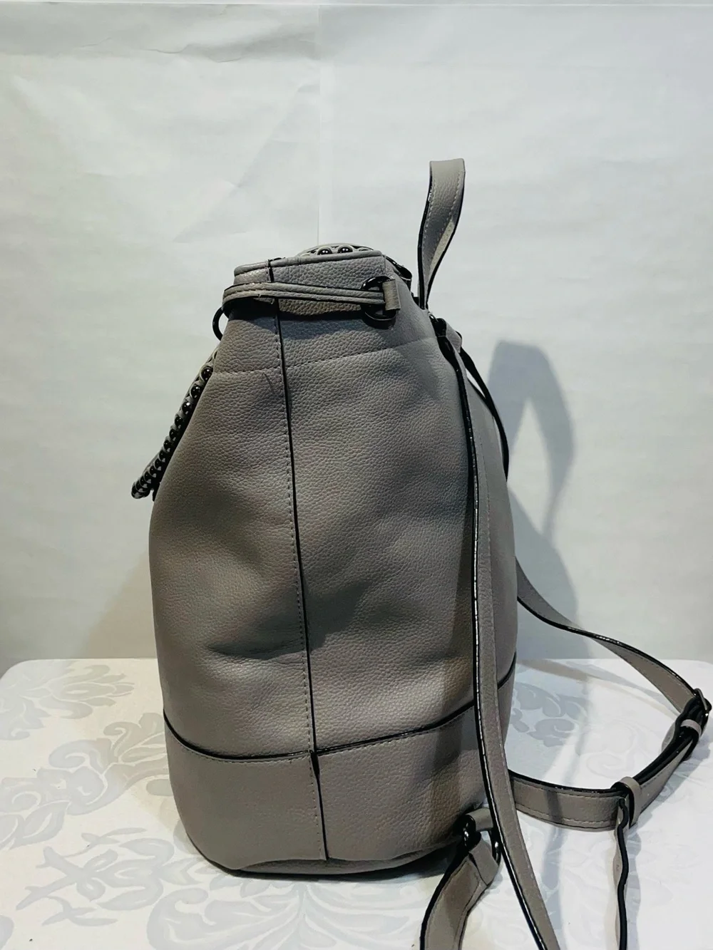 Limited Edition Victoria's Secret Ball Stud Tassle Pebble Leather Backpack